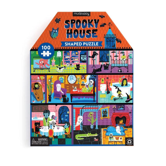 Spooky House 100 Piece Shaped Puzzle