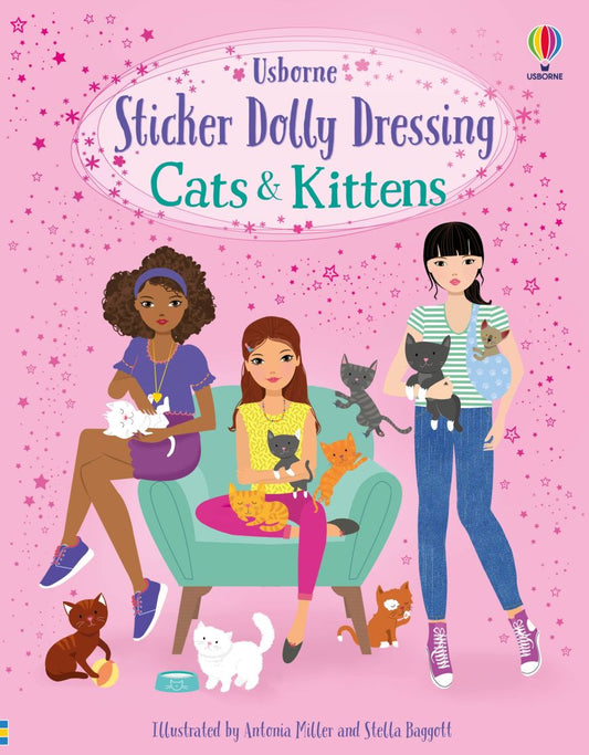 Sticker Dolly Dressing - Cats & Kittens