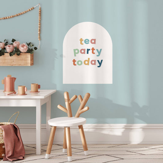White Mini Arch Magnetic Wall Decal by The Type Set Co