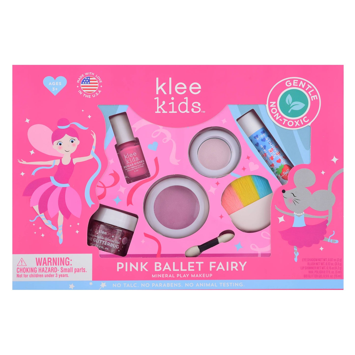 Pink Ballet Fairy - Klee Kids Deluxe Play Makeup Kit