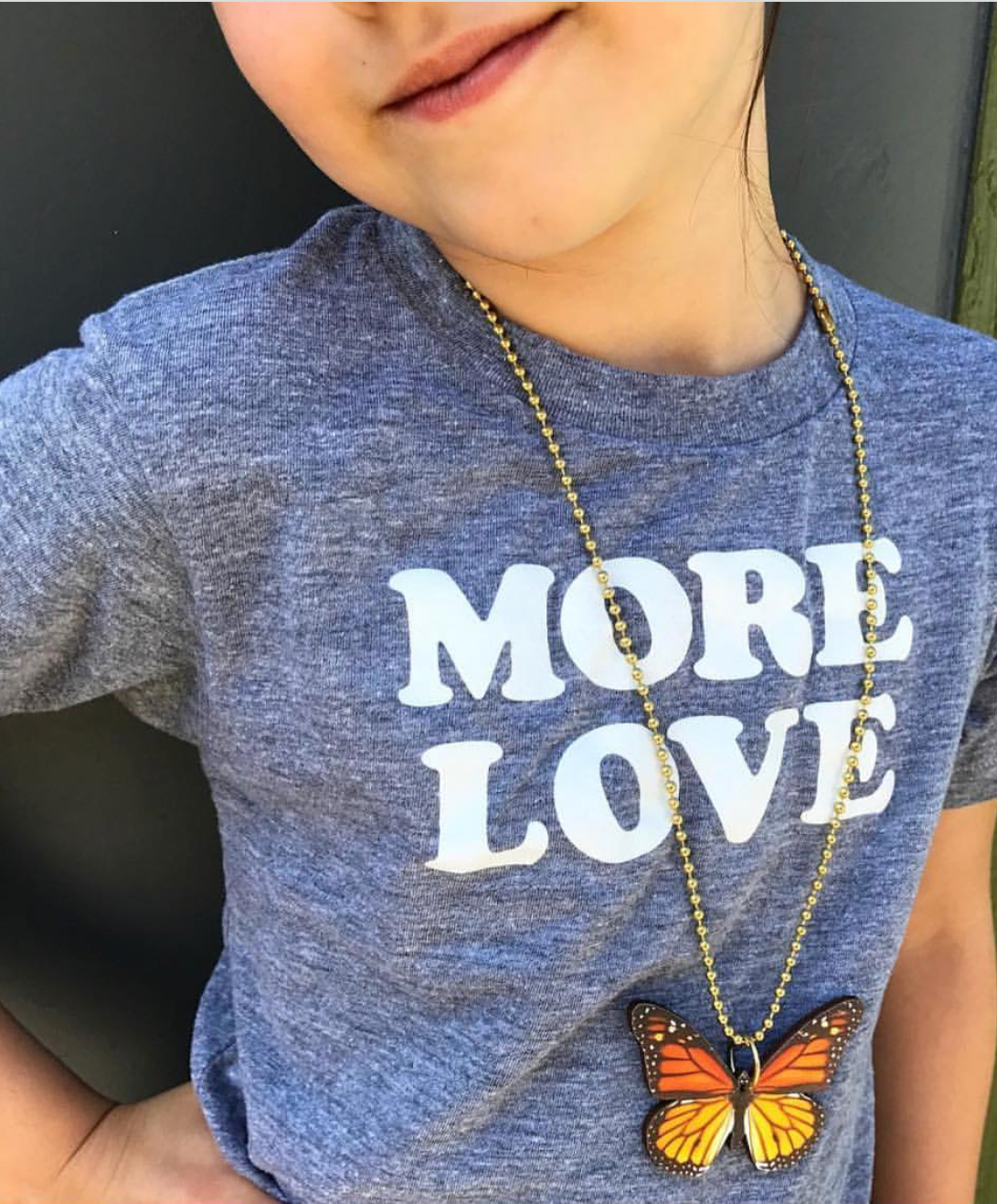 Monarch Butterfly Necklace by Gunner & Lux