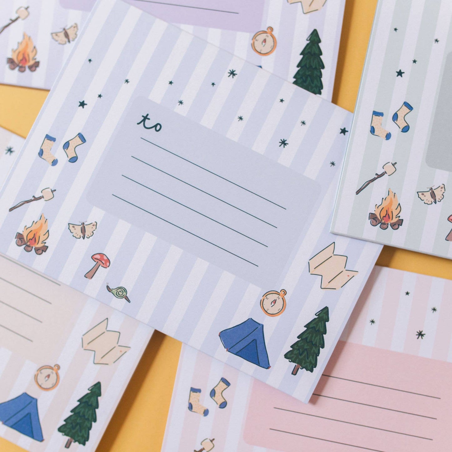 Camp Notes Box Note Set