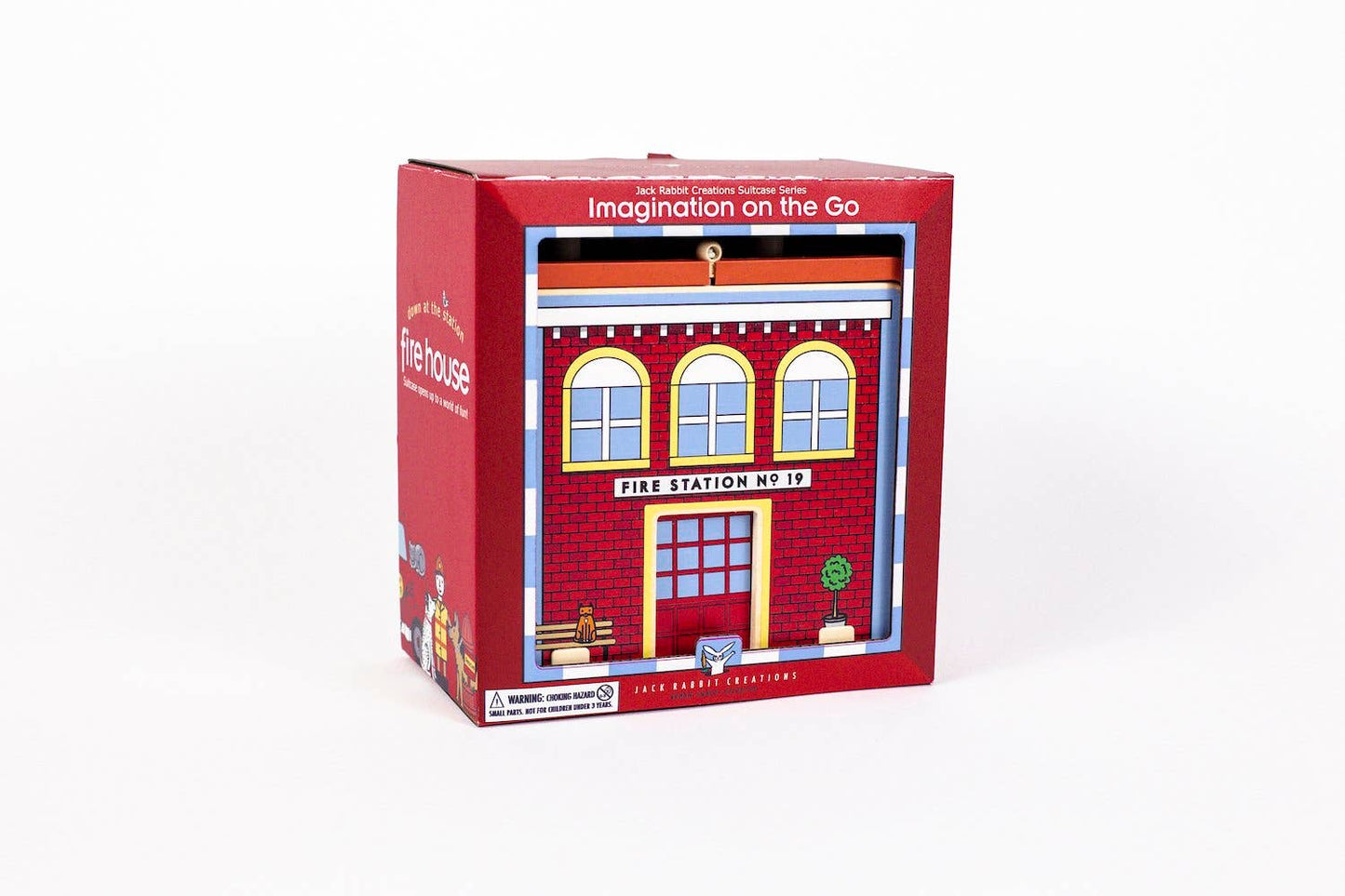 Suitcase Series: Fire House Play Set