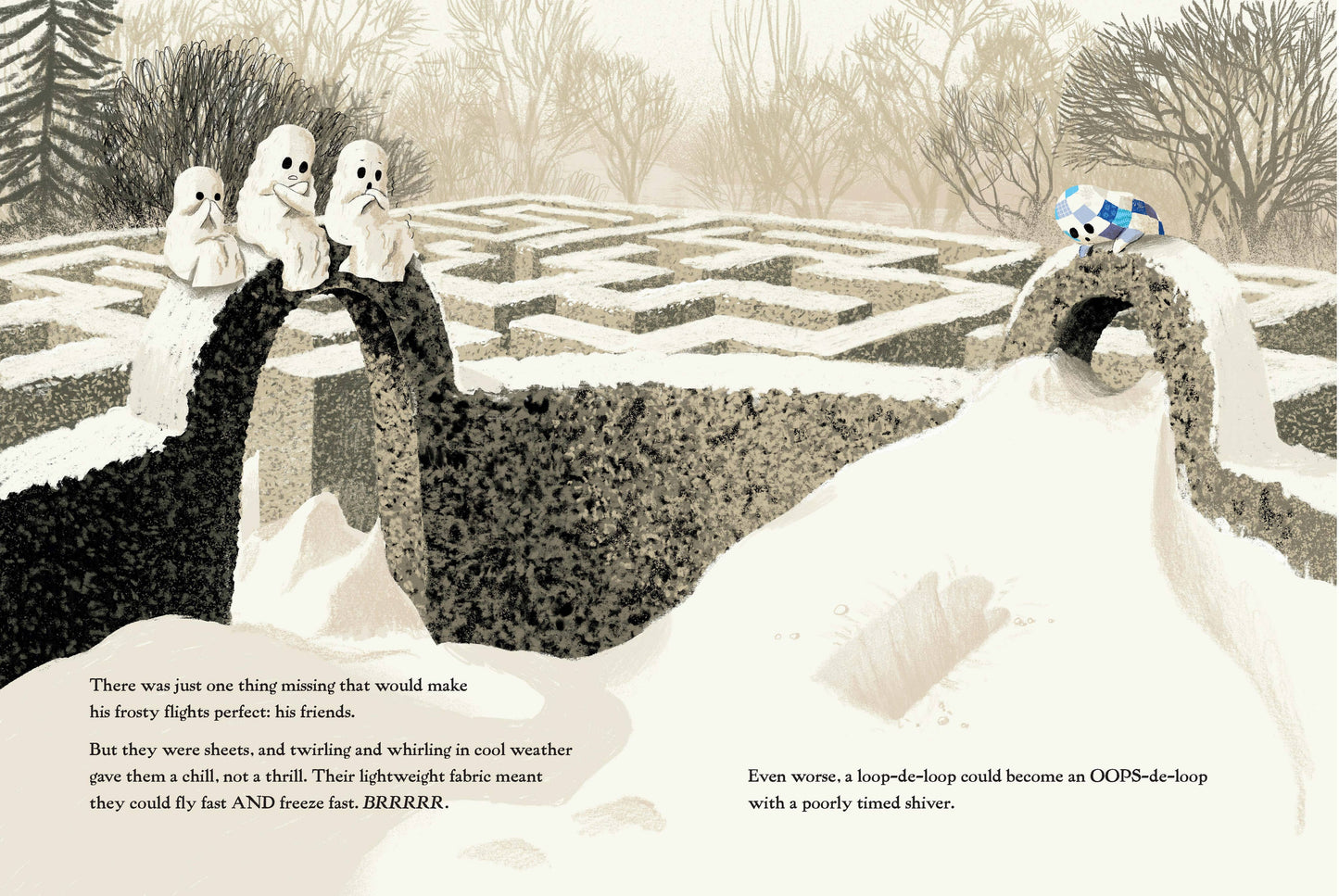 The Little Ghost Quilt's Winter Surprise