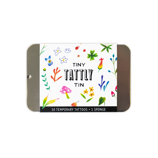 Tiny Imaginary Garden Tattoo Tin - Tattly