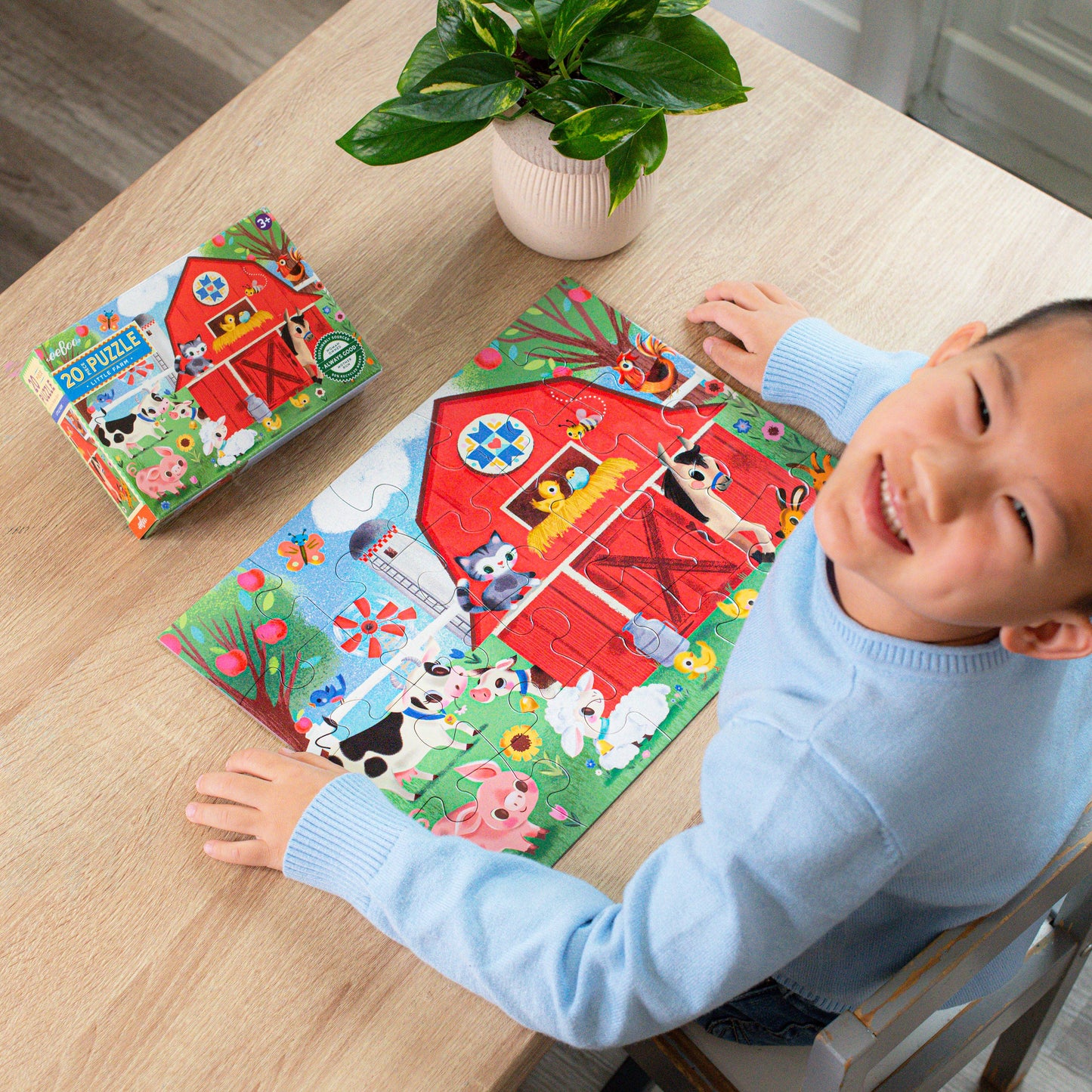 Little Farm 20 Piece Rectangular Puzzle