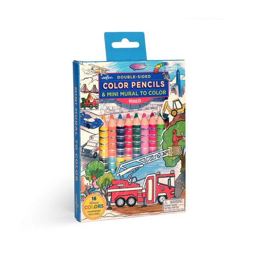 Vehicles Mini Mural by eeBoo