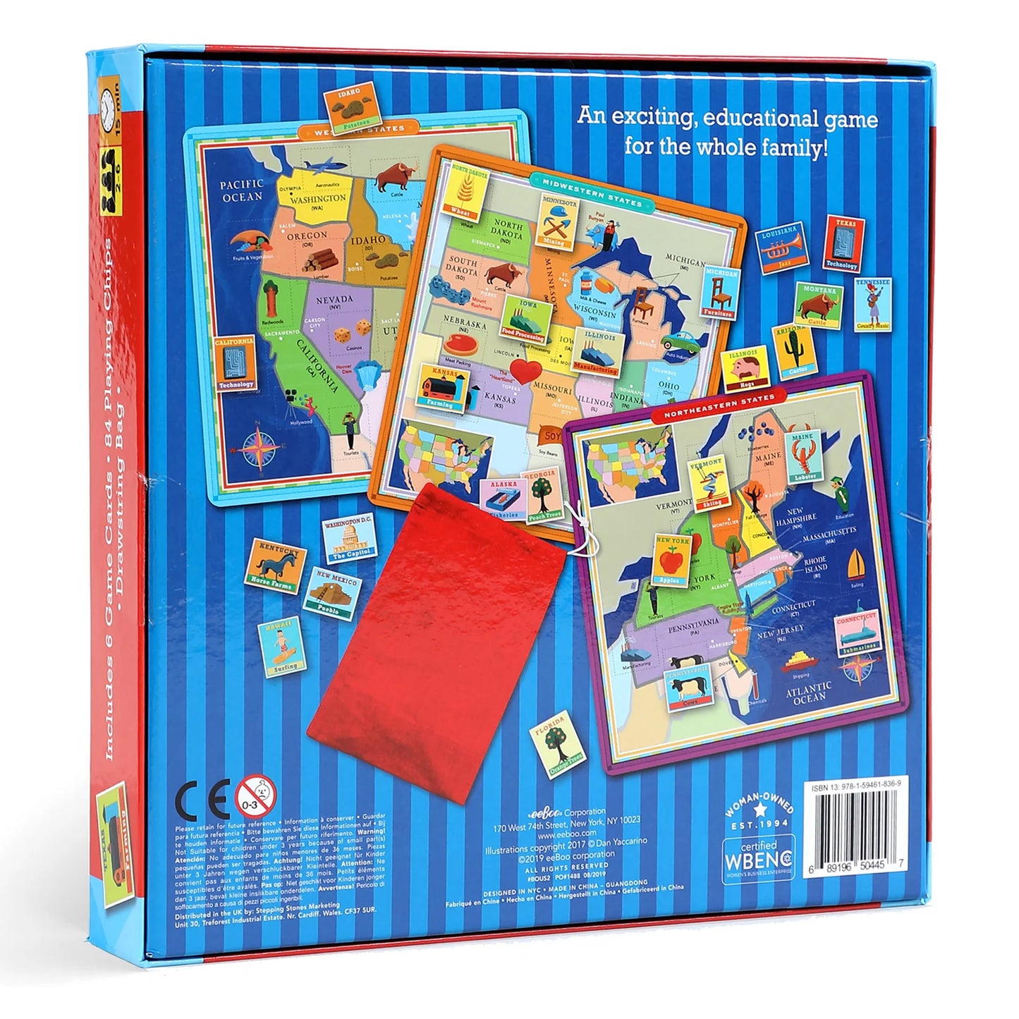 United States Geography Bingo by eeBoo