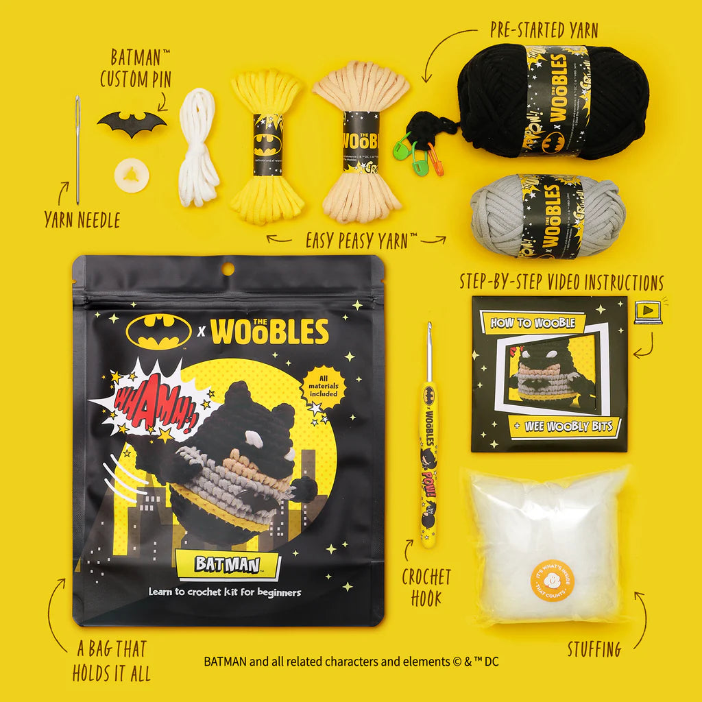 The Woobles Batman Crochet Kit