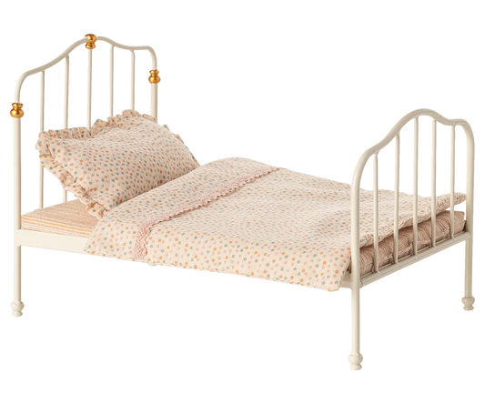 Vintage Bed, Mouse, Off-White