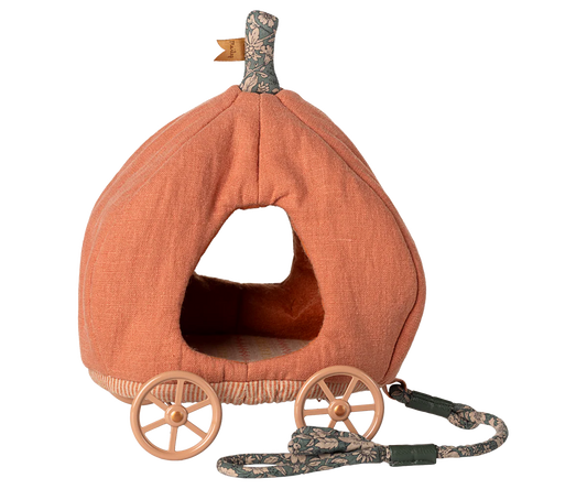 Pumpkin Carriage, Mouse, by Maileg