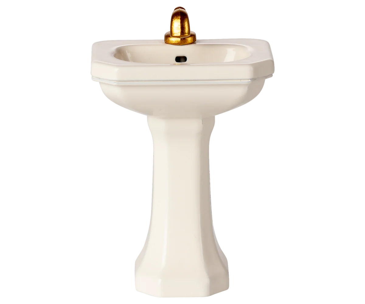 Bathroom Sink, Mouse, Off white