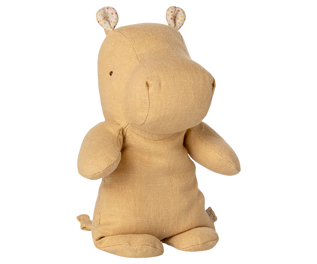 Small Hippo, Cream Yellow, by Maileg