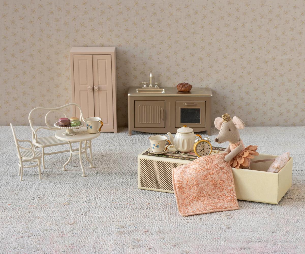 Café Set, Mouse, Small, Off-White
