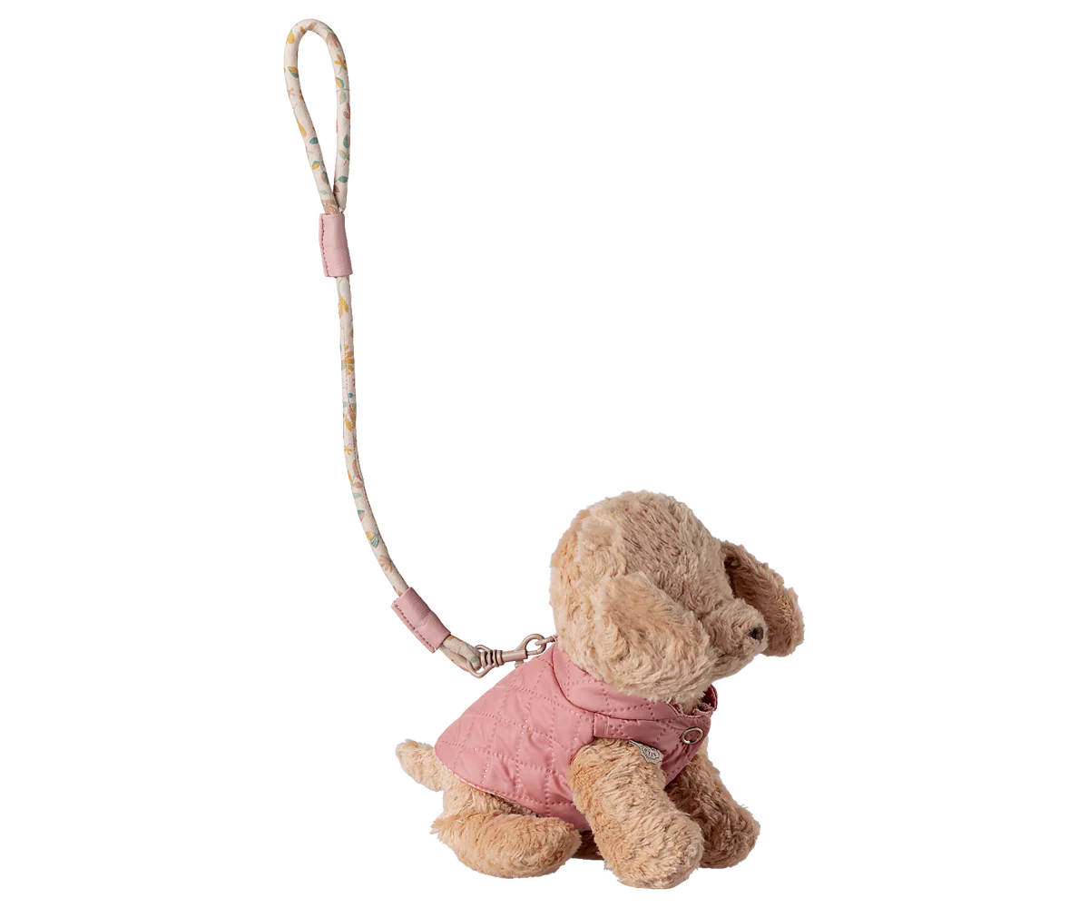 Pet supply, Harness and leash - Rose by Maileg