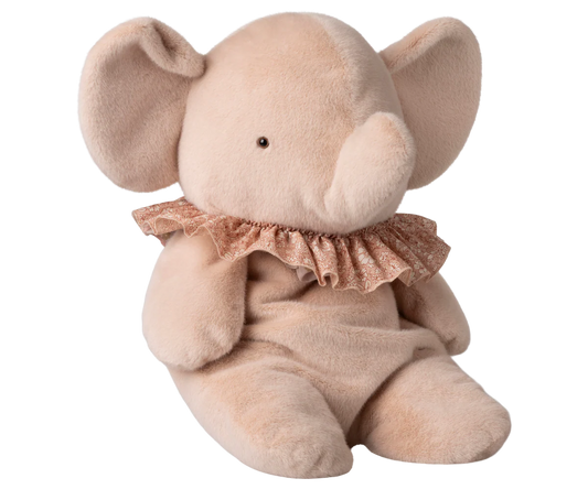 Elephant plush, Big - Powder by Maileg