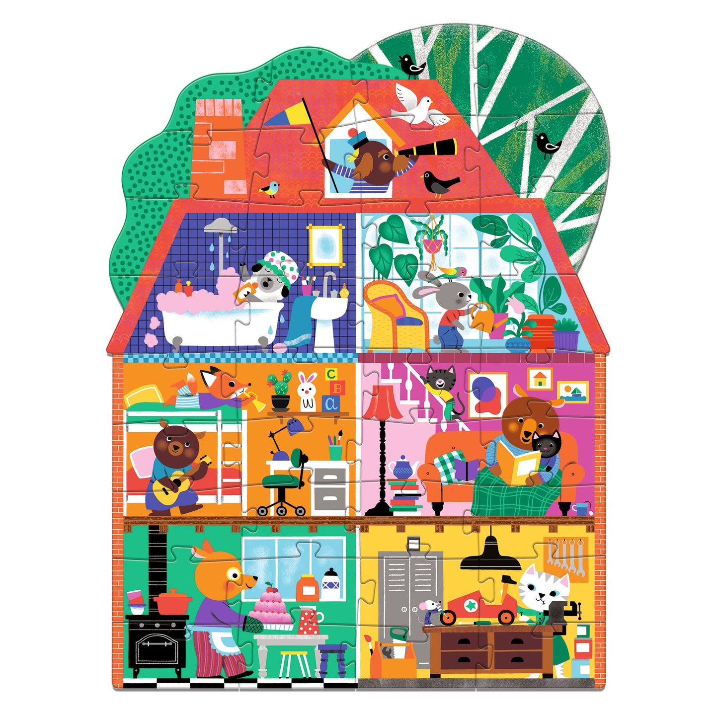 The Little Buddies' House - 36 Piece Puzzle