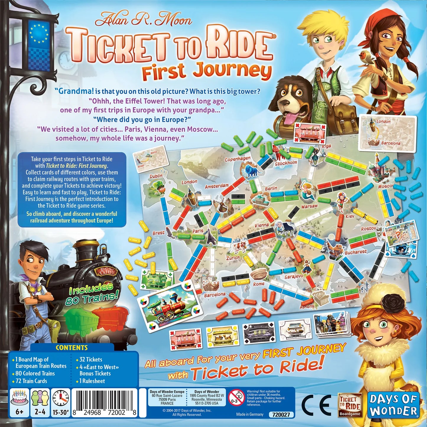Ticket to Ride Game - First Journey