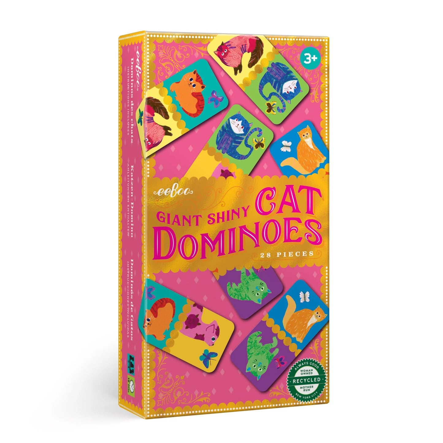 Giant Shiny Cat Dominoes by eeBoo