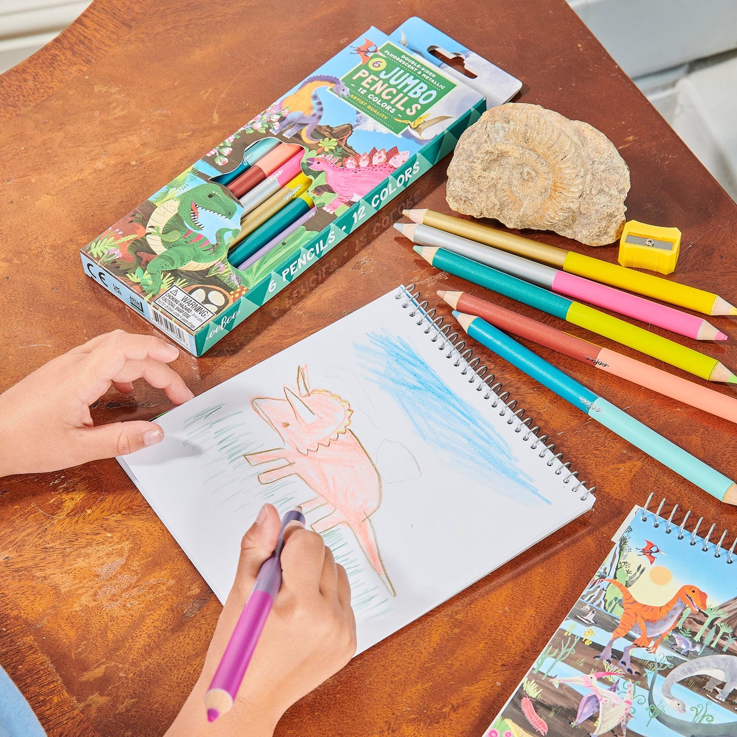 Dinosaur Jumbo Color Pencils