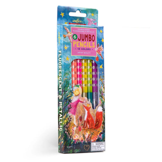 King Fox Jumbo Color Pencils by eeBoo