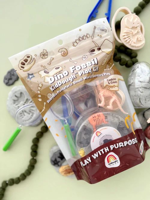 Dinosaur Fossil Dig KidDough Sensory Play Kit