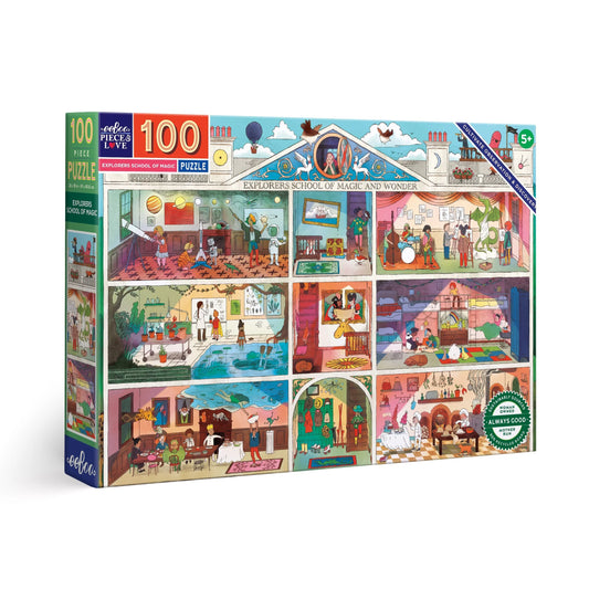 Explorers School of Magic 100 Piece Puzzle by eeBoo