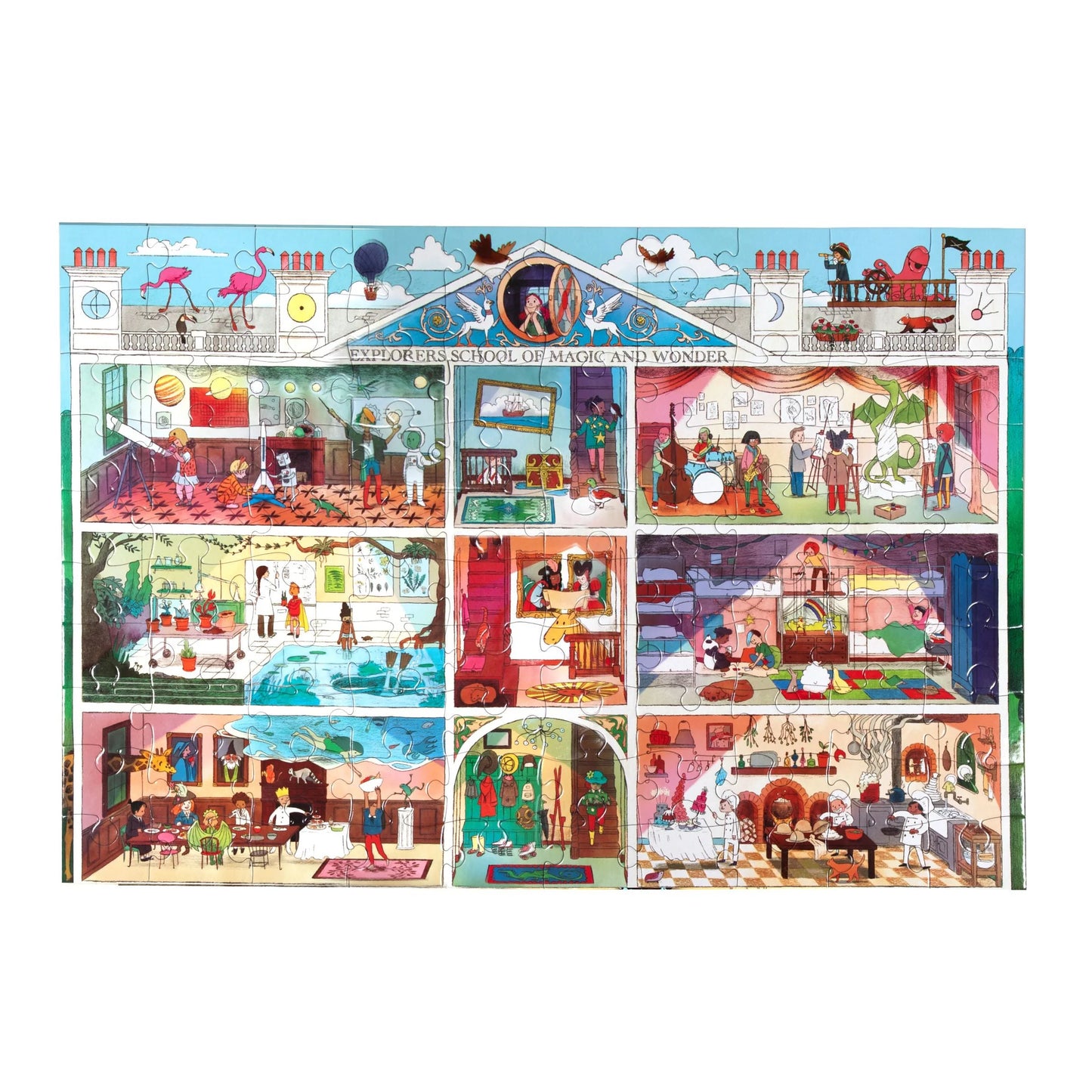 Explorers School of Magic 100 Piece Puzzle by eeBoo