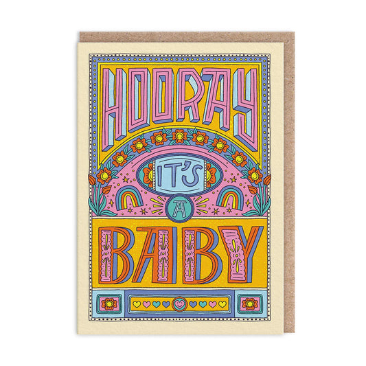 Hooray New Baby Greeting Card