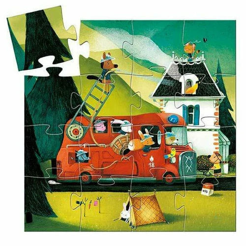 Mini the Fire Truck - 16 Piece Puzzle