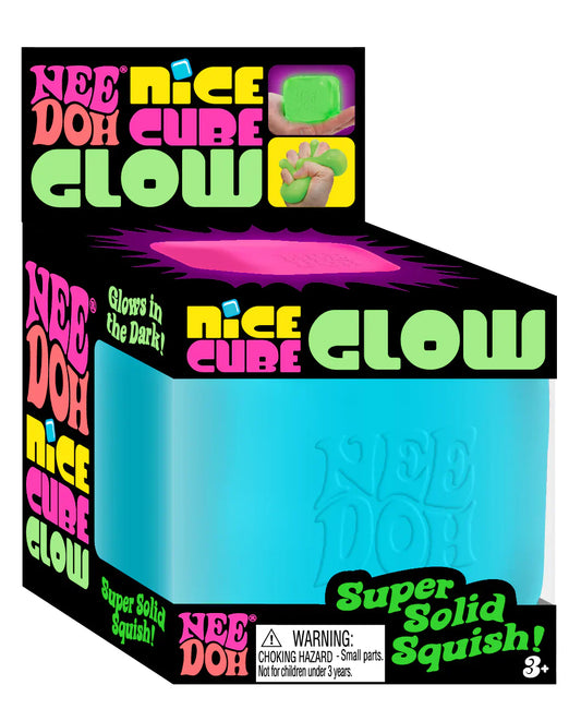 NeeDoh Nice Cube Glow. - Assorted Colors