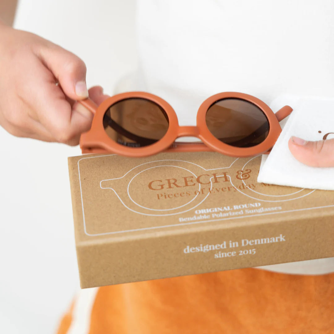 Grech & Co Sustainable Sunglasses - Cinnamon - Child Size
