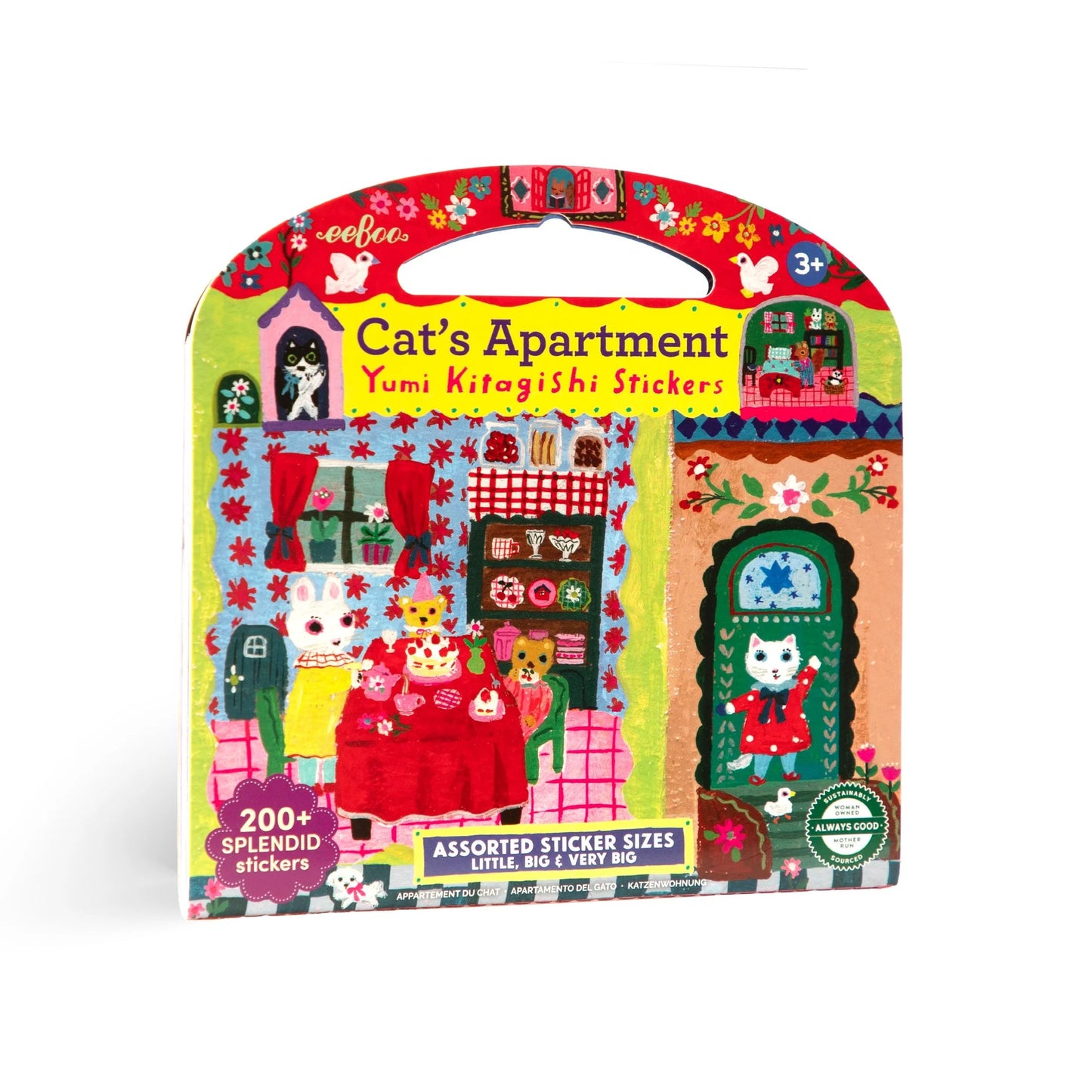 Cat's Apartment Stickers by eeBoo