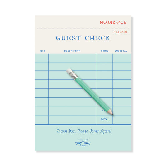 Inklings Tiny Town™ Play Notepad - Guest Check