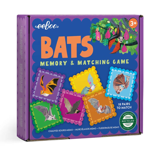Bats Memory & Matching Game by Eeboo