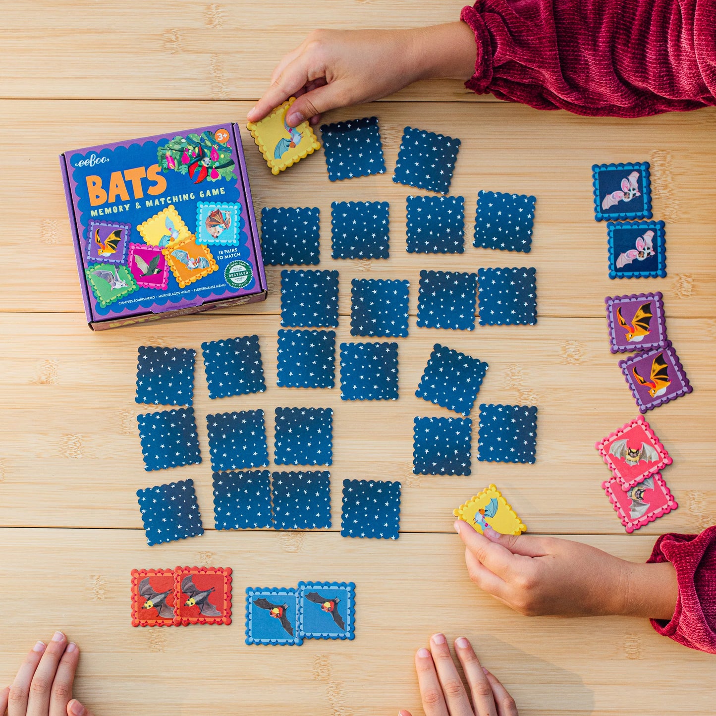 Bats Memory & Matching Game by Eeboo
