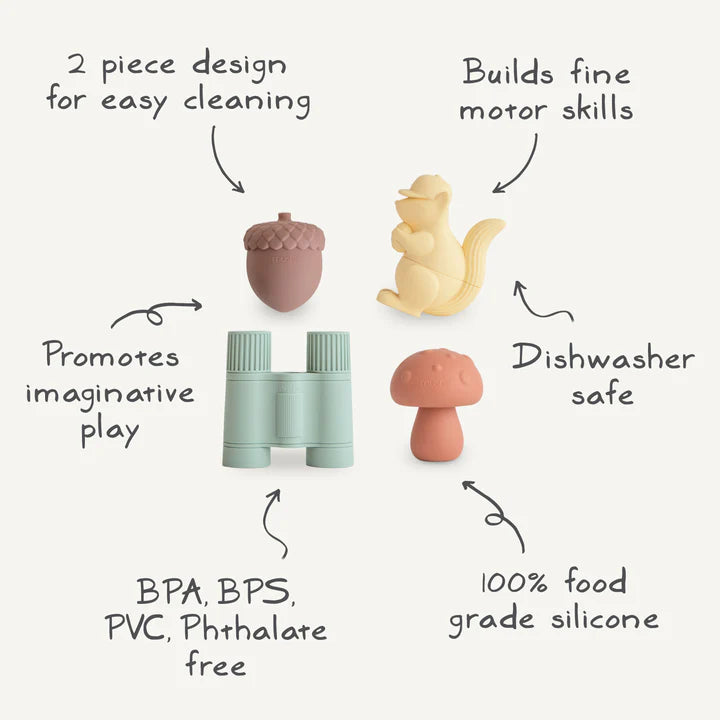 Mold Free Bath Play Set - Nature