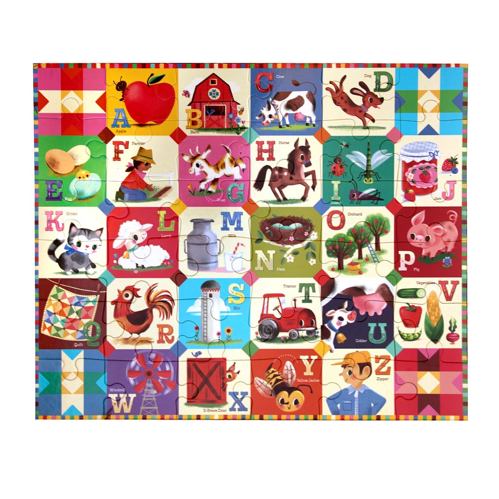 My Farm Alphabet 36 Piece Puzzle by eeBoo