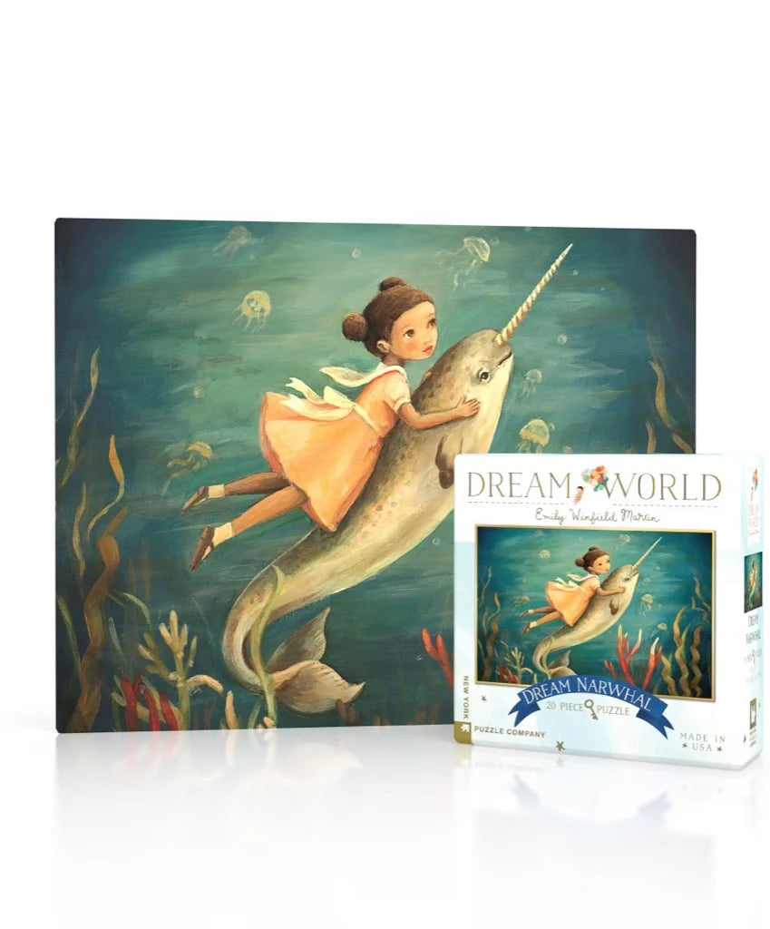 Dream World, Dream Narwhal, 20 Piece Mini Puzzle