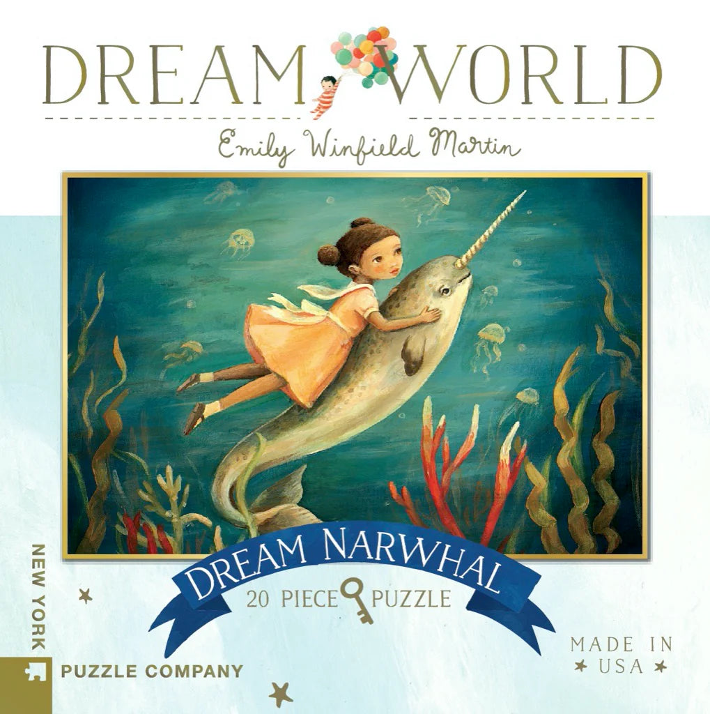 Dream World, Dream Narwhal, 20 Piece Mini Puzzle
