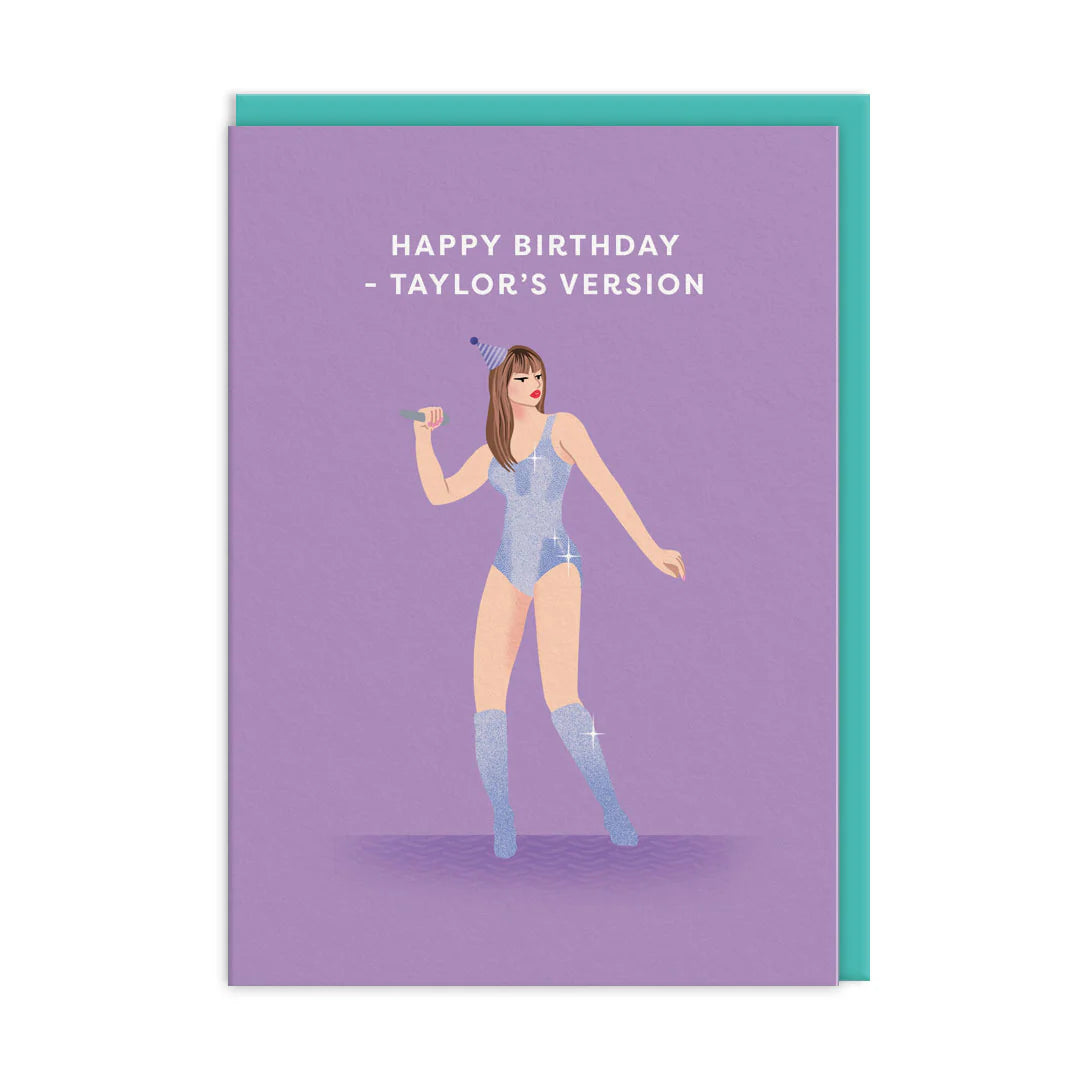 Taylor's Version Birthday Greeting Card