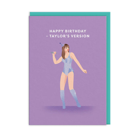 Taylor's Version Birthday Greeting Card