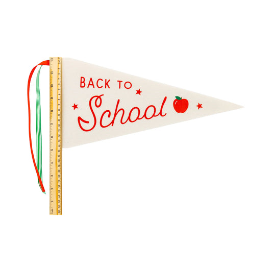 Back to School Ruler Felt Pennant Banner
