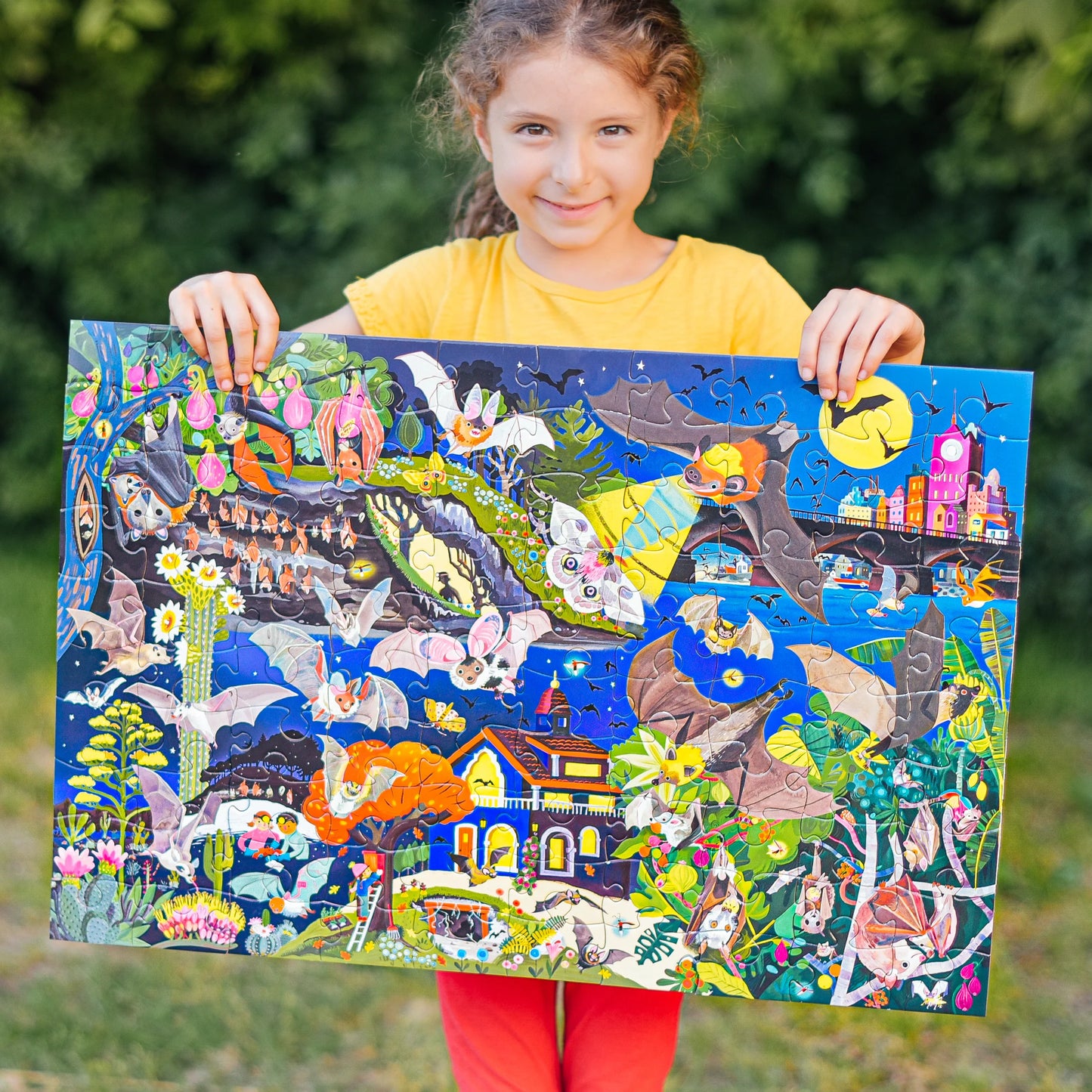 Love of Bats 100 Piece Puzzle by Eeboo