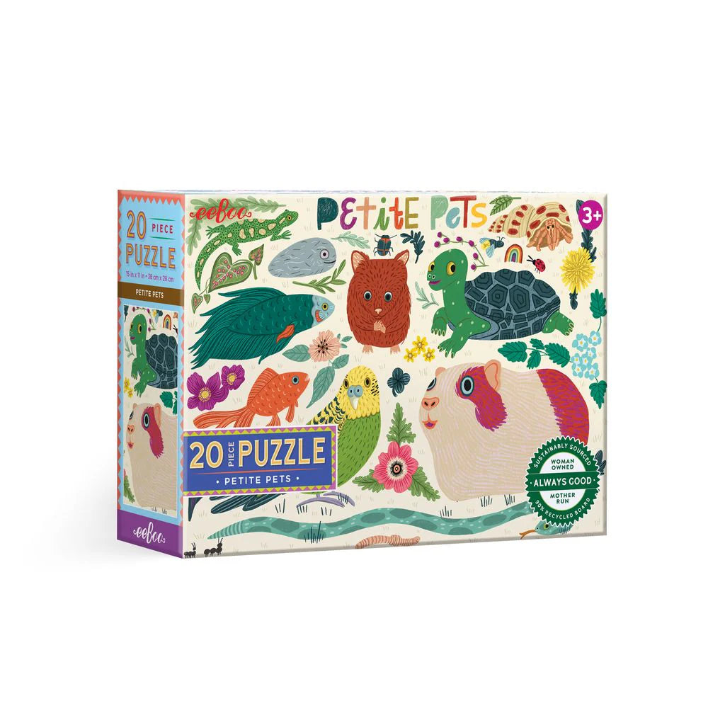 Petite Pets 20 Piece Puzzle by eeBoo
