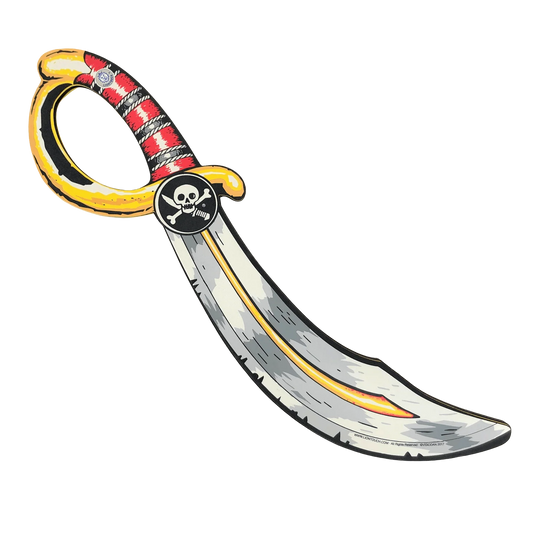 Yellow Pirate Saber Foam Sword