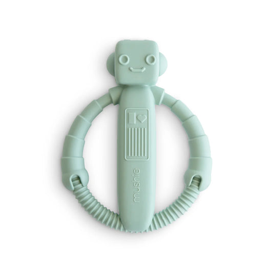Robot Rattle Teether by mushie