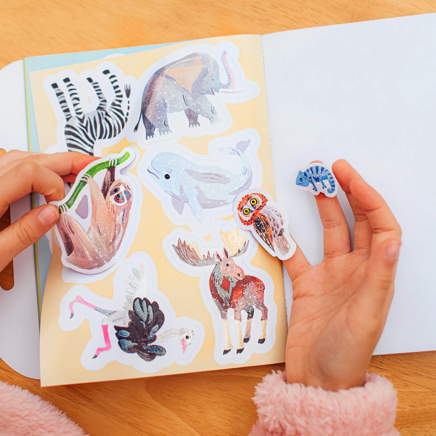 Wonderful Animals Shiny Stickers by eeBoo