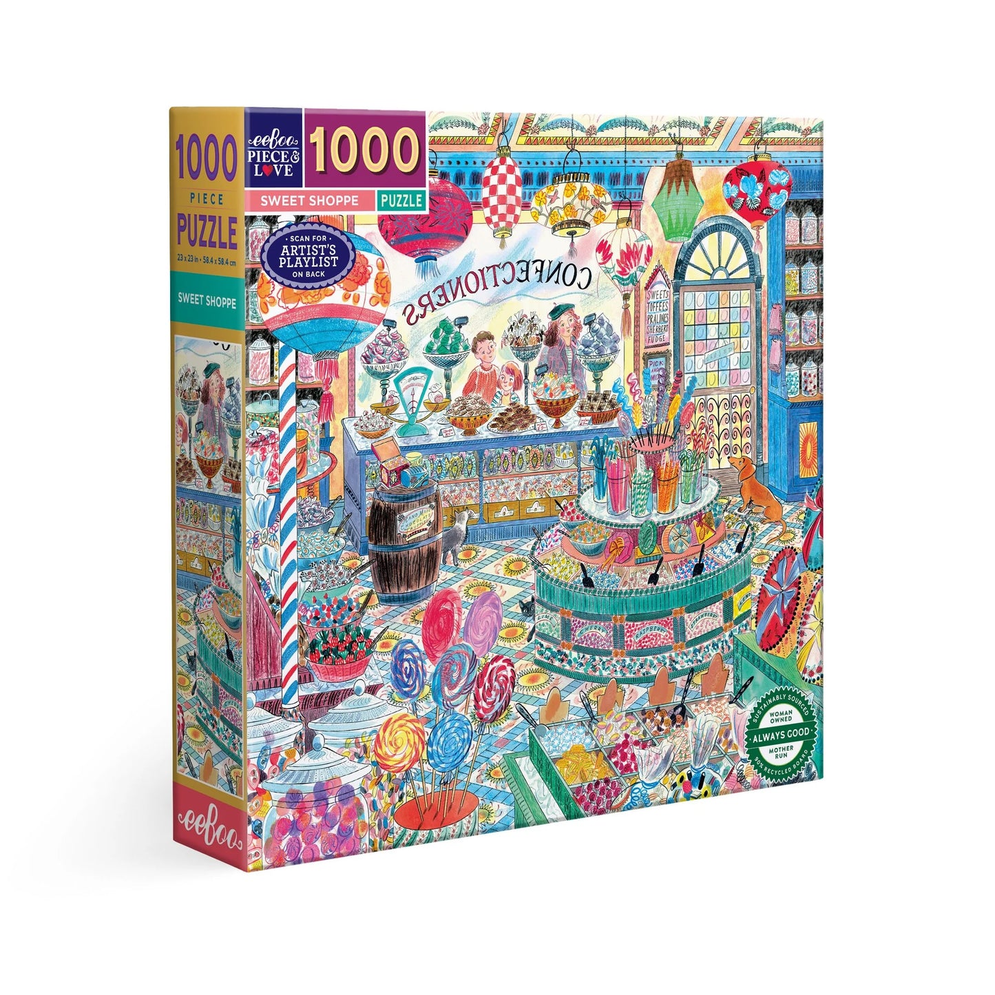 Sweet Shoppe 1000 Piece Puzzle by eeBoo