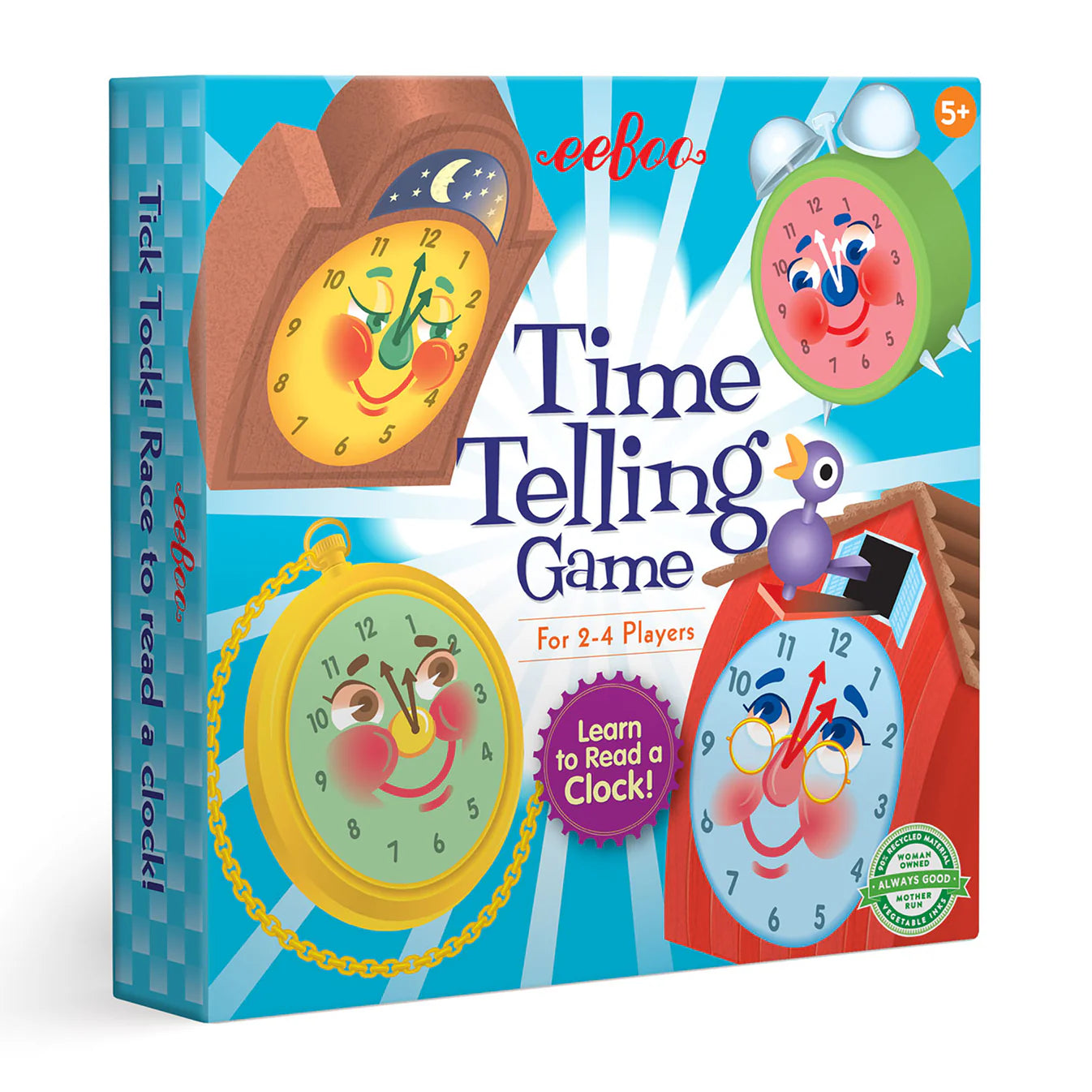 Time Telling Game by eeBoo